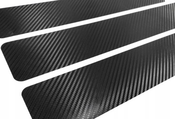 Folia ochronna na ZDERZAK i PROGI CARBON 5 sztuk