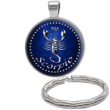 Brelok do kluczy/ka Znak Zodiaku - Skorpion - zawieszka, plecak, portfel