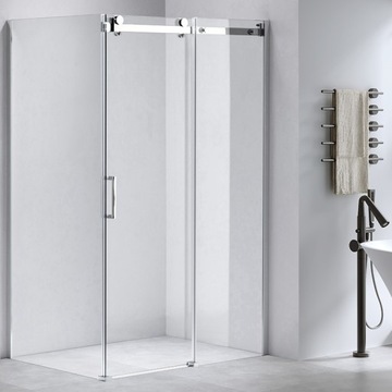 ПРЯМОУГОЛЬНАЯ ДУШЕВАЯ КАБИНА KZ203C ХРОМ 120х80 СМ