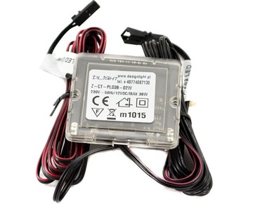 Włącznik pojemnościowy LED 12V DC 3A podblatowy