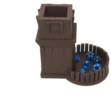 Первая деревенская башня для игры в кости - Dice Tower Коричневый шоколад