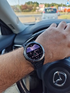 ЧЕРНЫЕ СМАРТЧАСЫ МУЖСКИЕ ЧАСЫ AMOLED ИЗМЕРЕНИЯ РАЗГОВОРОВ СПОРТ МЕНЮ PL