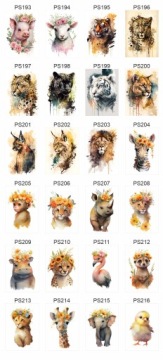 Детский постер А3 Сияющий зайчик PS180