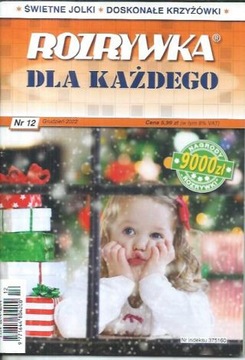 Krzyżówki ROZRYWKA DLA KAŻDEGO 12/2022