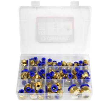 РАЗЪЕМ ПРЯМОЙ ПНЕВМАТИЧЕСКИЙ РАЗЪЕМ GW 1/4 1/2 1/8 НАБОР из 72 шт.