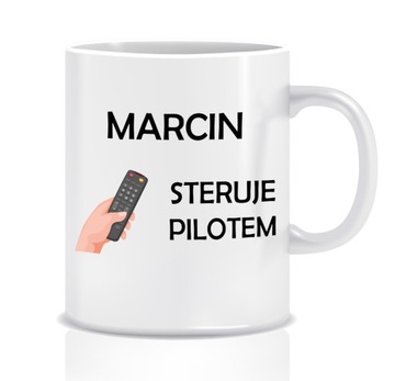 Kubek Prezent Dla zakochanych (imię, steruje pil