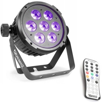 Mega FLAT PAR LED REFLECTOR RGBAW-UV DMX + пульт дистанционного управления