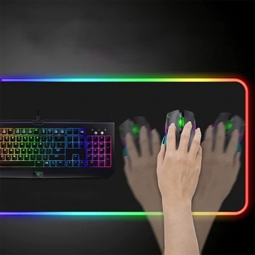 НАУШНИКИ RGB, КЛАВИАТУРА, КОВРИК ДЛЯ МЫШИ, НАБОР