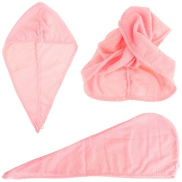 RĘCZNIK NA GŁOWĘ TURBAN DO WŁOSÓW z MIKROFIBRY
