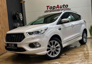 Ford Kuga II SUV Facelifting 2.0 TDCi 180KM 2017 Ford Kuga II VIGNALE AUTOMAT gwarancja bezwypadkowa zarejestrowa 4x4