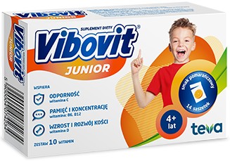 VIBOVIT JUNIOR POMARAŃCZOWY 14SASZETEK