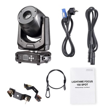 GŁOWICA RUCHOMA GŁOWA LED OŚWIETLENIE SCENICZNE LIGHT4ME FOCUS 150 SPOT
