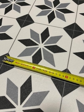 КОВЕР ПВХ ГУМОЛИТ ЛИНОЛЕУМ РЕТРО ПЛИТКА БЕЛЫЙ ЧЕРНЫЙ ВОЙЛОК 3М