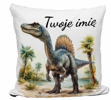 Poduszka Dinozaur + dowolne imię,wzory