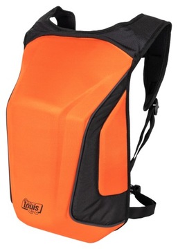PLECAK MOTOCYKLOWY TWARDY HARDSHELL SKORUPA POMARAŃCZOWY LOUIS 18L
