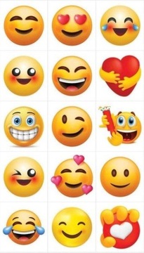 СМайлики СМАЙКИ УЛЫБКИ НАКЛЕЙКИ 15 шт.