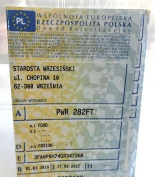 Ford Fusion 2016 Ford Fusion 2016r, 2.5 Benzyna LPG, Automat, Uszkodzony tyl. Jezdzi., zdjęcie 27