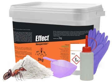 SILNY PROSZEK ŚRODEK PREPARAT NA MRÓWKI GNIAZDA MRÓWEK MROWISKA EFFECT 3KG