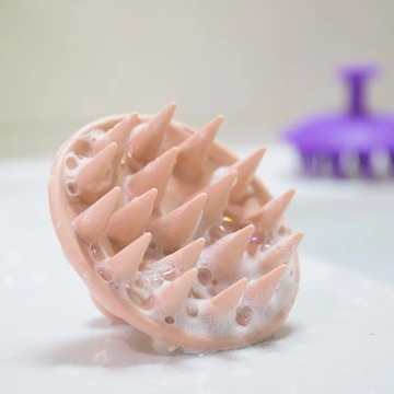 Щетка для кожи головы Силиконовый скребок для волос Щетка для душа Щетка для головы от перхоти Удалить полностью