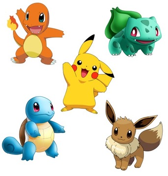 NAKLEJKI POKEMON PIKACHU NA ŚCIANĘ ZESZYT + WYBÓR