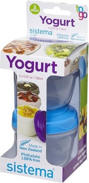 Pojemniki Mini Bites To Go 2 Pack 150 ml Sistema