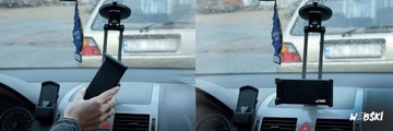 Алюминиевый держатель для планшета и телефона в автомобиле