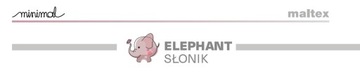 Горшок противоскользящий ELEPHANT розовый Minimal Maltex