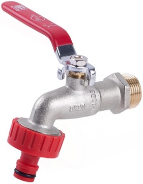 PERFEXIM KUREK KULOWY ZE ZŁĄCZKA DO WĘŻA 1/2