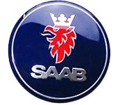 EMBLEMAT LOGO NAKLEJKA SAAB 56mm