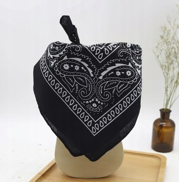 ШАРФ БАНДАНА ШАРФ БАНДАНА ЧЕРНЫЙ