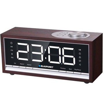RADIOBUDZIK RADIO ZEGAR ODTWARZACZ BLUETOOTH BLAUPUNKT CR60BT BASS REFLEX