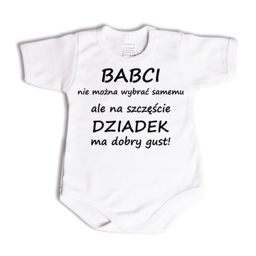 Babci nie można wybrać - body niemowlęce - 62 kr