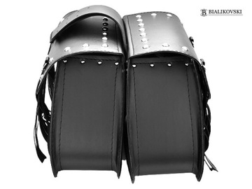 SAKWY MOTOCYKLOWE Z FRĘDZLAMI KUFER BOCZNY S283C