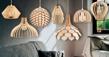 Deku Airship Декоративная деревянная подвесная лампа