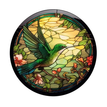 Window Decal Window Decoration Easy to Install PVC Hummingbird Style C