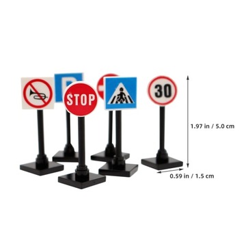 НАБОР КРЕАТИВНЫХ КУКОЛЬНЫХ ДОРОЖНЫХ ЗНАКОВ