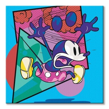Obraz na płótnie Mickey Mouse Pop Shock 40x40 cm