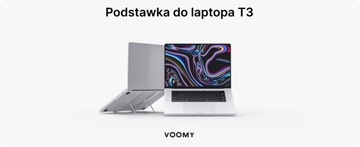 Стол для ноутбука VOOMY T3, серебристый