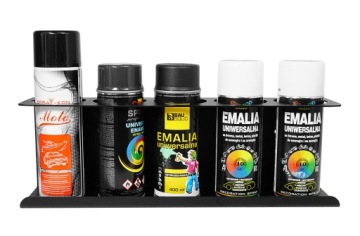 СТОЙКА ДЛЯ БАЛЛОНЧИКОВ С АЭРОЗОЛЕМ ДЛЯ МАСТЕРСКОЙ БУТЫЛОК ГАРАЖНАЯ СТОЙКА НА 5 МЕСТ