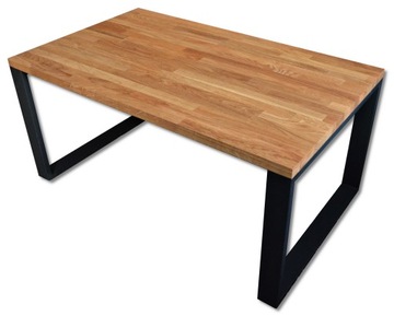 Stolik kawowy ława industrial loft dąb 100x60