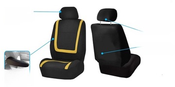 4 шт. ЧЕХОЛ АВТОКРЕСЛА УНИВЕРСАЛЬНЫЙ ЧЕХОЛ АВТОКРЕСЛА ТОЛСТЫЙ, УСТОЙЧИВЫЙ К ИЗНОСУ АВТОМОБИЛЯ