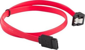 SATA SATA, 0.3m, Czerwony (CASASA13CC0030R)
