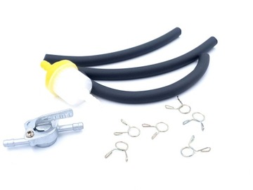 Кран, фильтр, топливопровод, универсальный комплект для квадроцикла