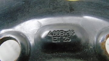 DOJEZDOVDOJEZDOVÉ KOLO REZERVY R16 5X108 VOLVO V50 S40 C30 125/85