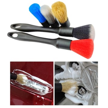 Щетки для деталей автомобиля Набор для чистки салона автомобиля Простая установка Влажная установка