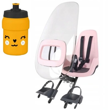 Fotelik rowerowy Bobike GO MINI + osłona + kask