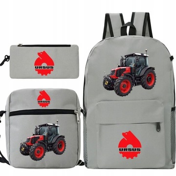 ШКОЛЬНЫЙ НАБОР URSUS TRACTOR, РЮКЗАК, ЧЕХОЛ ДЛЯ КАРАНДАША