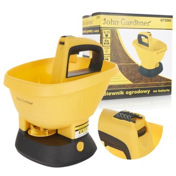 САДОВАЯ СЕЯЛКА GEKO НА АККУМУЛЯТОРЕ 2,7 Л УДОБРЕНИЯ ДЛЯ ТРАВЫ John Gardener G72065
