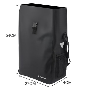 Велосипедная сумка, велосипедная корзина для багажника, велосипедный багажник, большая сторона, 15 л