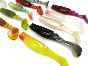 15szt. gum Mikado Fishunter 8cm NA DUŻE Okonie/Sandacze/Szczupaki - 5062